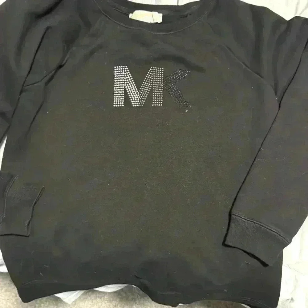 Micheal Kors black gem ombré sweatshirt size small